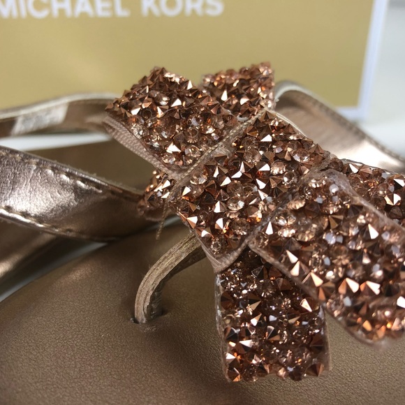 Michael Kors Demi Jell Sandals Demi Glitter Bow - Picture 2 of 6